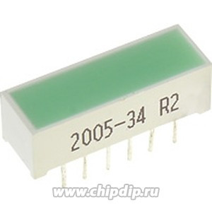 DF-3GD, LED модуль/6,8х19,9мм/ зеленый/568нм/9-52мкд