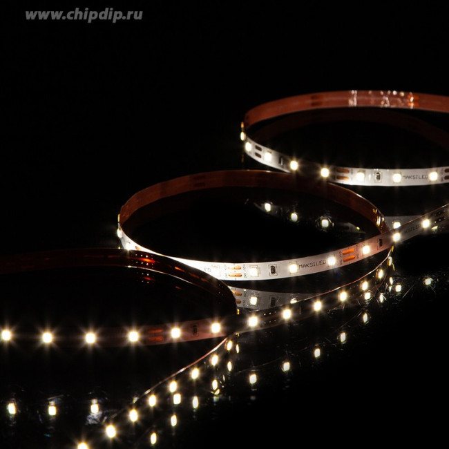 Светодиодная лента MAKSILED 1м, 12В, 4,8Вт/м, 60д/м, IP20, 430Лм/м, дневной белый, 8мм, ML-R60-2835-NW-LP-S Светодиодная лента MAKSILED 1м, 12В, 4,8Вт/м, 60д/м, IP20, 430Лм/м, дневной белый, 8мм, ML-R60-2835-NW-LP-S