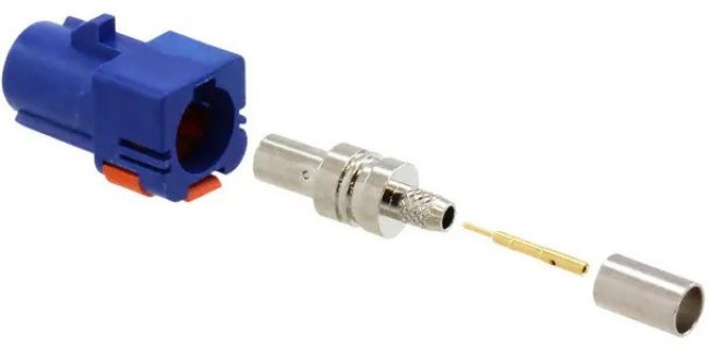 0734036282, Conn SMB 0Hz to 6GHz 50Ohm Crimp ST Cable Mount RCP Gold Bag