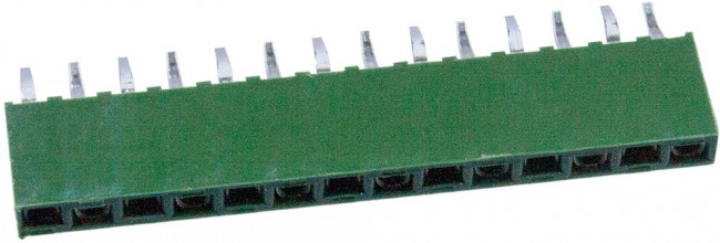 1-215297-4, AMPMODU 1х14 роз на плату (шаг 2.54мм) HV-100