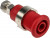 49.7043-22, Red Female Banana Socket, 4 mm Connector, Solder Termination, 32A, 1000V, Nickel Plating