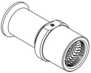 09 11 000 6263, Heavy Duty Power Connectors Han TC650 male cntct 120mm