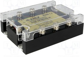 ASR-3PI50AA-H, Реле: полупроводниковое, Uупр: 80-280ВAC, 50А, 48-480ВAC, 3-фазный