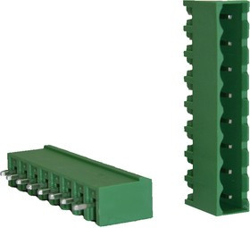Разъём KLR2GVC-5.08-08P 8P/15A/300V/ 5.08mm/Зелёный (НУ=50шт)