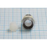 Патрон металлический с пластиковой гайкой для светодиода 8мм, 14x17мм;№14996 держатель светодиода\ 8