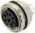 C091 31G012 200 2, Circular DIN Connectors Female recpt Rear MT