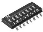 A6H-8101, DIP Switches / SIP Switches 1/2 Pitch 8 Position A6H-8101, DIP Switches / SIP Switches 1/2 Pitch 8 Position