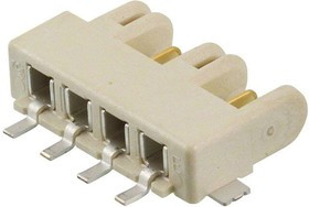 10120045-401LF, Гнездо; Разъем: провод-провод/плата; Rotaconnect; 3мм; PIN: 4; 5А