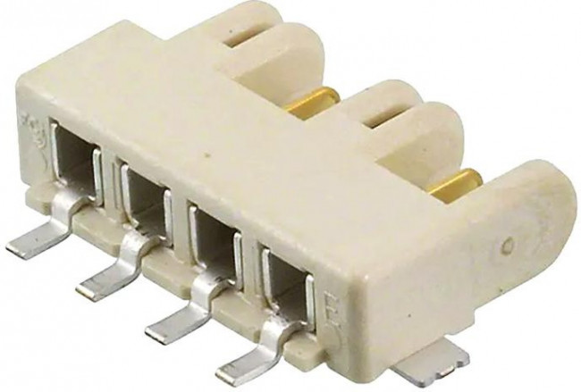 10120045-401LF, Гнездо; Разъем: провод-провод/плата; Rotaconnect; 3мм; PIN: 4; 5А