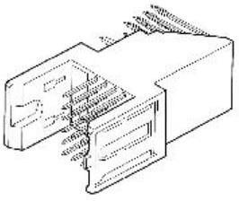 HM1L42LDP000H6PLF, HARD METRIC CONN, HEADER, 48POS, 2MM