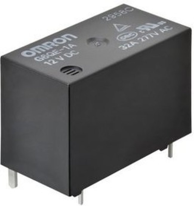 G6QE1A12DC, PCB Power Relay G6QE 1NO 36A DC 12V 102.9Ohm