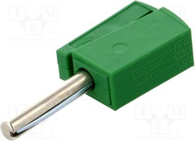 51174954, Банановый штекер( 215-411) зеленый