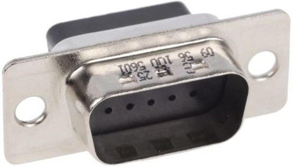 09561005601, D-Sub High Density Connectors 15P MALE CRIMP THRU HOLE