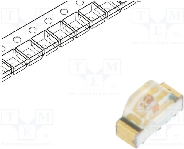 HSMD-C120, Standard LEDs - SMD GaP Orange Org HSMD-C120, Standard LEDs - SMD GaP Orange Org