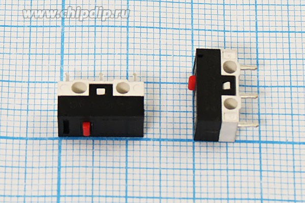 Микропереключатель , размер 13x 6 x 7, 2А, переключение ON-(ON), размер концевика H7.5, MSW-21-P