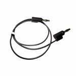 BU-2020-A-12-0, Test lead, 10A, 300V, Black, 30cm Lead Length