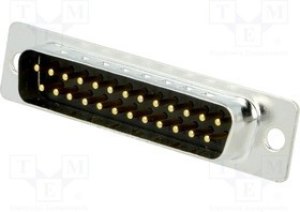 MHDD25-M-T-B-M, Разъем D-Sub; PIN: 25; гнездо; "папа"; на PCB; пря MHDD25-M-T-B-M, Разъем D-Sub; PIN: 25; гнездо; "папа"; на PCB; пря