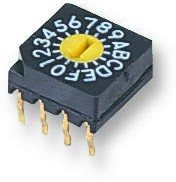 DRS 3016, Switch DIP N.O./N.C. SP16T 16 Flush Screwdriver 0.03A 15VDC PC Pins 20000Cycles Thru-Hole