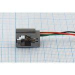 Разъем телефонный 4P2C розетка, контакты 2L, на блок/провод, 616E2L