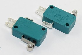 Микропереключатель, размер 29x10 x16, 3А, переключение ON-(ON), размер концевика L13, SF-6011,