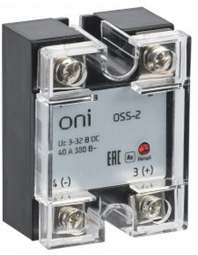 Реле твердотельное OSS-2 25А 380В AC 3-32В DC ONI