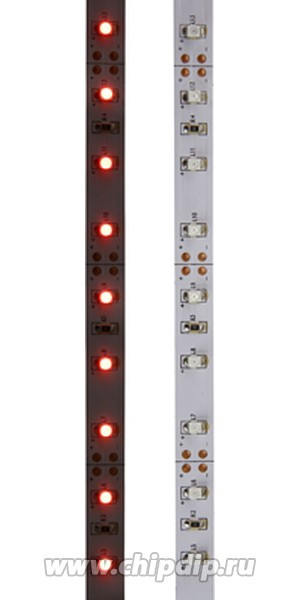 141-331, Лента светодиодная 12В, SMD2835, 4,8Вт/м, 60 LED/м, красный, 8мм, 5м, IP20 141-331, Лента светодиодная 12В, SMD2835, 4,8Вт/м, 60 LED/м, красный, 8мм, 5м, IP20