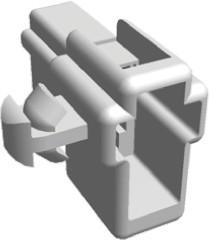 172383-1, Headers &amp; Wire Housings CAP HOUSING 2P NAT