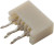 52806-0510, FFC / FPC разъем, 1 мм, 5 контакт(-ов), Гнездо, Easy-On 52806, Сквозное Отверстие
