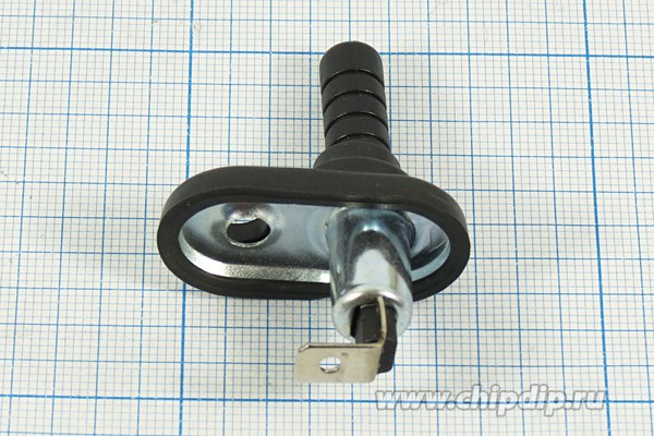 Микропереключатель, 20А, переключение ON-(OFF), ASW18-3, 12В, d 9.3