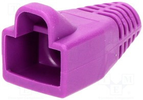 MHRJ45SRB-P, Корпус вилки RJ45, 6мм, Цвет: багровый