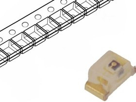 KPHHS-1005SYCK, LED; SMD; 0402; yellow; 80?150mcd; 1x0.5x0.5mm; 120°; 2?2.5V; 20mA