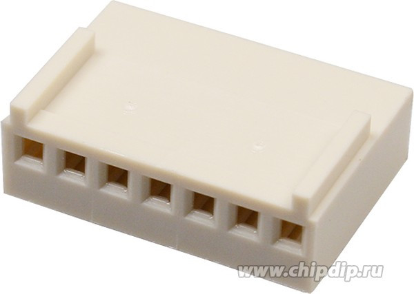 HU-7 (DS1070-7 F), Розетка на кабель c контактами 2.54мм 7pin HU-7 (DS1070-7 F), Розетка на кабель c контактами 2.54мм 7pin