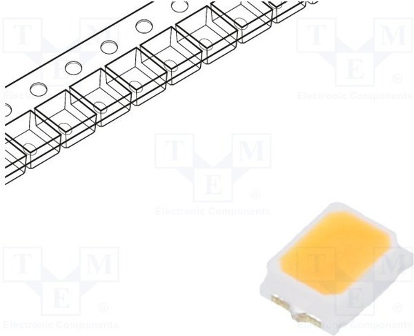 RF-25TI16DS-EE-Y, LED; SMD; 2216,PLCC2; white warm; 4?9lm; 2398-2599K; 90; 120°; 20mA RF-25TI16DS-EE-Y, LED; SMD; 2216,PLCC2; white warm; 4?9lm; 2398-2599K; 90; 120°; 20mA