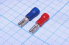 Клемма гнездо 2,8x0,5, 0,3, S0,5-1,5, ПВХ красная; №744 клемма гн 2,8x0,5\0,3\ S0,5-1,5\\\ПВХ кр\\