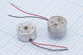 Двигатель 3В, 0,02А, правый, 3650, 24x12m21, RF-300FA-12350