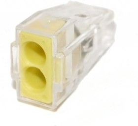Клемма WAGO 773-322 на 2 провода 1-2,5мм (желтый) 24А без пасты Клемма WAGO 773-322 на 2 провода 1-2,5мм (желтый) 24А без пасты