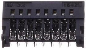 XG5M-1632-N, Headers &amp; Wire Housings IDC 2Row Socket 16P Size1 1PolarizeGuide