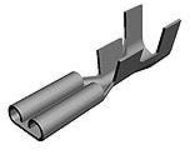 41450 (CUT STRIP), Terminals .250 FASTON RECPT Cut Strip of 100 41450 (CUT STRIP), Terminals .250 FASTON RECPT Cut Strip of 100
