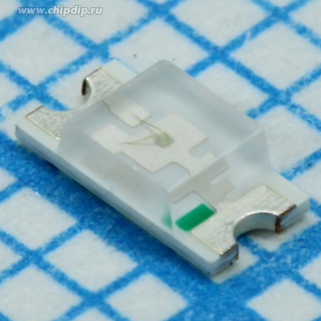 GNL-0805PGC-TL, Светодиод зеленый SMD 0805 400-600мКд 120° 525нМ