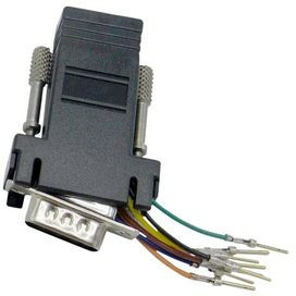 RND 205-00937, D-Sub Adapter, D-Sub 9-Pin Plug / RJ45 Socket