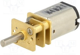 POLOLU-3036, Двигатель: DC, с редуктором, HPCB 12V, 12ВDC, 750мА, Ось: D профиль