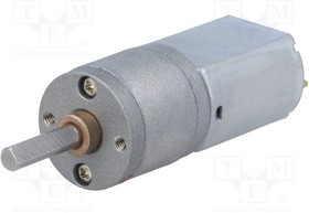POLOLU-3721, Двигатель: DC, с редуктором, 6ВDC, 2,9А, Ось: D профиль, 46об./мин.