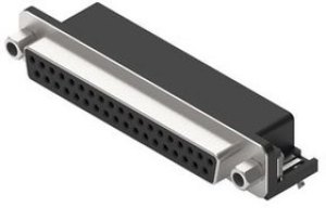 618037231321, D-Sub Connector with Hex Screw, 10.3mm, Angled, Socket, DC-37, PCB Pins, Black 618037231321, D-Sub Connector with Hex Screw, 10.3mm, Angled, Socket, DC-37, PCB Pins, Black
