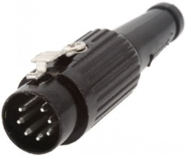 590-0800, Circular DIN Connectors PLUG NICKEL 8 PIN 590-0800, Circular DIN Connectors PLUG NICKEL 8 PIN