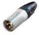 NC3MXX-EMC, XLR Connectors 3P MALE EMC CABLE CON