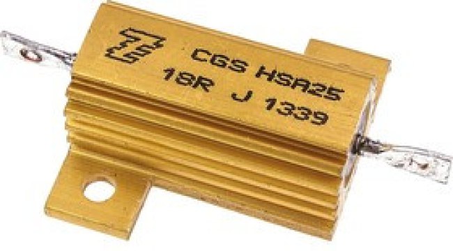 HSA2518RJ, 18 25W Wire Wound Chassis Mount Resistor HSA2518RJ ±5% HSA2518RJ, 18 25W Wire Wound Chassis Mount Resistor HSA2518RJ ±5%