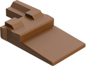 AW2P-D, WEDGELOCK, BROWN, THERMOPLASTIC, 2POS AW2P-D, WEDGELOCK, BROWN, THERMOPLASTIC, 2POS
