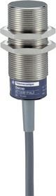 XT130B1FBL2, Емкостный бесконтактный датчик, OsiSense XT, M30, 70мм, SPST-NC, 24 - 240В AC, с проводами