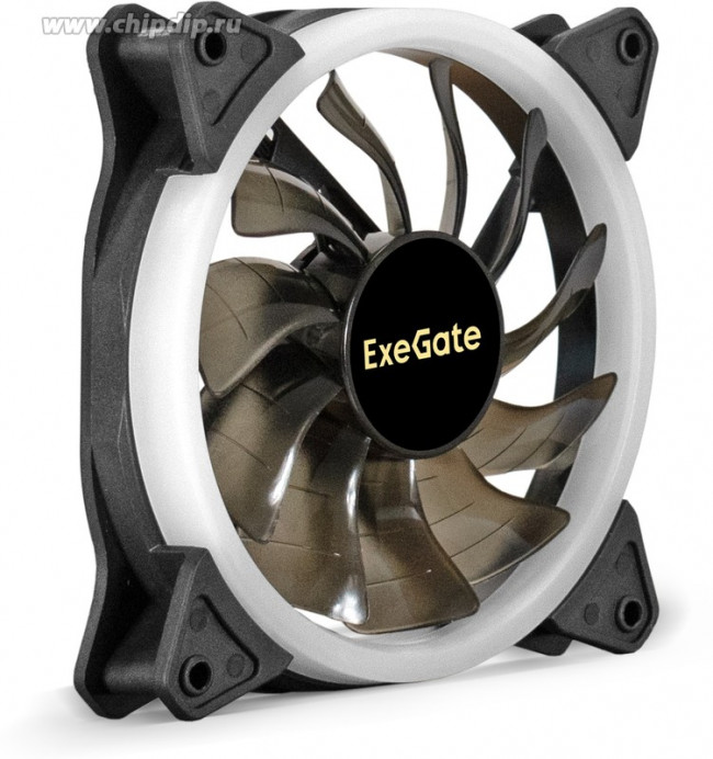 EX295973RUS, Вентилятор 12В DC с подсветкой ExeGate EX12025H6PSR-PWM.ARGB (120x120x25 мм, Hydraulic bearing (гидродинамический), 6pin, 1200R EX295973RUS, Вентилятор 12В DC с подсветкой ExeGate EX12025H6PSR-PWM.ARGB (120x120x25 мм, Hydraulic bearing (гидродинамический), 6pin, 1200R