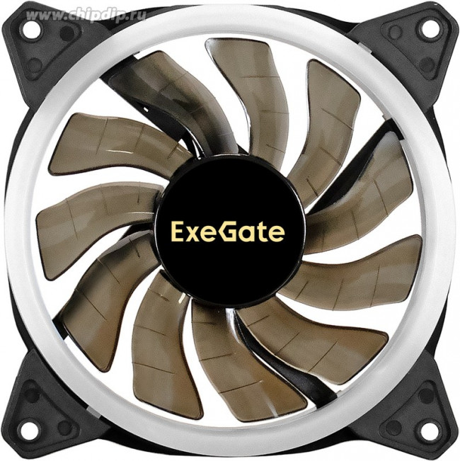 EX295973RUS, Вентилятор 12В DC с подсветкой ExeGate EX12025H6PSR-PWM.ARGB (120x120x25 мм, Hydraulic bearing (гидродинамический), 6pin, 1200R EX295973RUS, Вентилятор 12В DC с подсветкой ExeGate EX12025H6PSR-PWM.ARGB (120x120x25 мм, Hydraulic bearing (гидродинамический), 6pin, 1200R